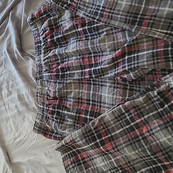 Tailored Culture Stafford Regular Fit Sleep Pants, Large Tall, Grey Red Plaid - Picture 5 of 6